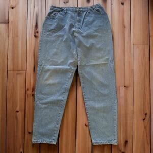 USA High Waisted Blue Jeans Size 20W Tall Vintage Bleached Look -1123J01T